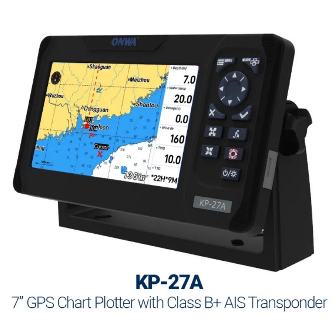 ONWA KP-27A ÷ LCD GPS Ʈ ÷, GPS ׳   Ŭ B + AIS Ʈ ޺ ؾ GPS ׺, 7 ġ